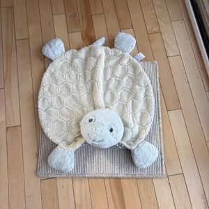 Nat & Jules Demdaco XLarge Plush Turtle Circle Security Blanket Lovey